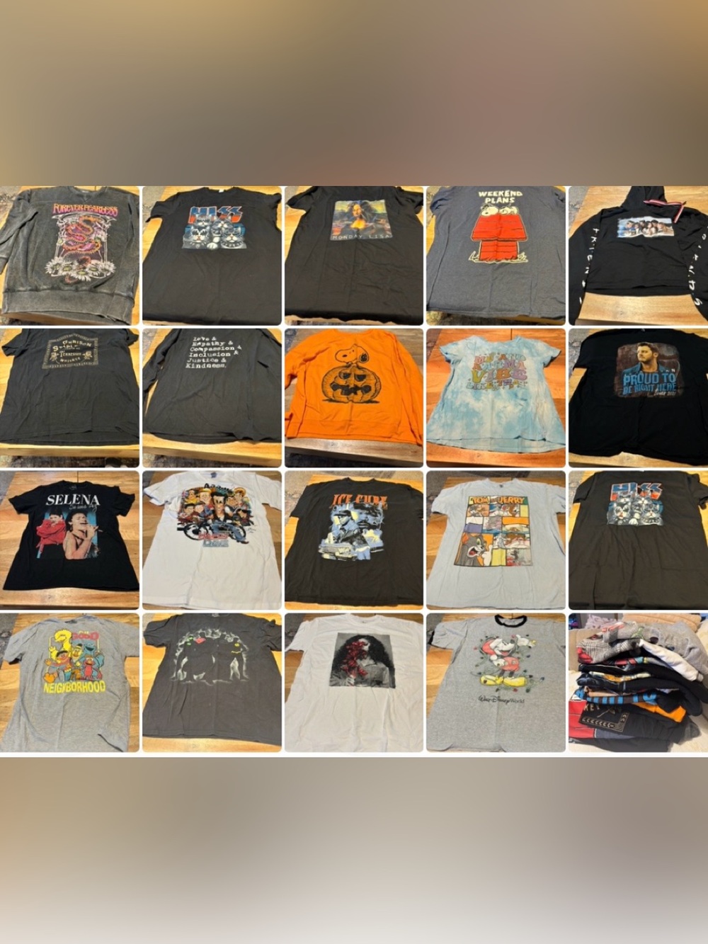 Graphic Tee LOT Bundle 19 total various sizes